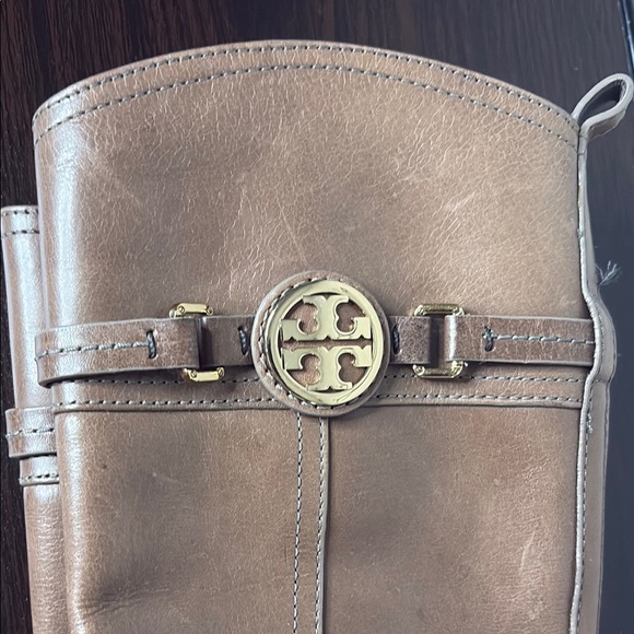 Tory Burch Tan Leather Riding Boots - Picture 2 of 16